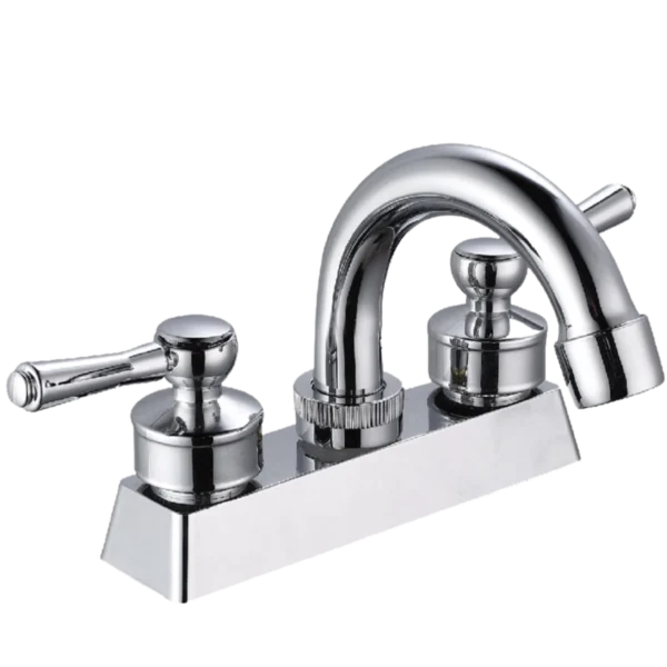 MEZCLADORA PARA LAVABO CROMO PALANCAS SOLVEX SF-42001