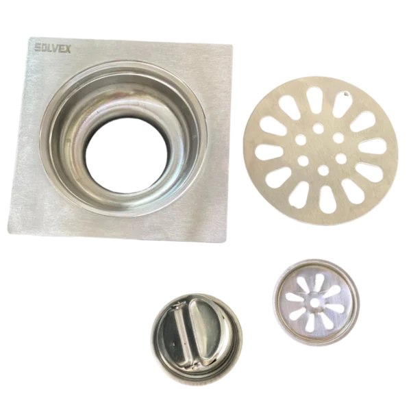 RESUMIDERO CUADRADO ACERO INOX 10 CM*10 CM SP-E0011010 - Imagen 2