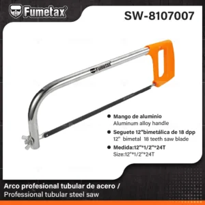 ARCO PROFESIONAL TUBULAR ACERO FUMETAX SW-8107007