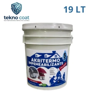 IMPERMEABILIZANTE AKRITERMO 5 AÑOS BLANCO 19 LT
