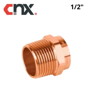 CONECTOR COBRE ROSCA EXTERIOR CXC 1/2