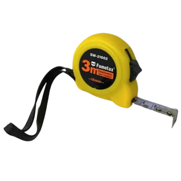 FLEXOMETRO AMARILLO 3 MTS FUMETAX SW-21002