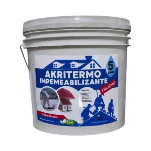IMPERMEABILIZANTE AKRITERMO 5 AÑOS BLANCO 4 LITROS