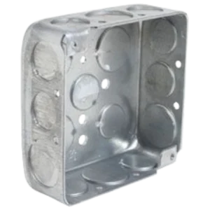CAJA CUADRADA GALVANIZADA 1"