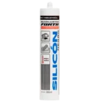SILICON ALTA TEMPERATURA NEGRO FORTA 300 ML