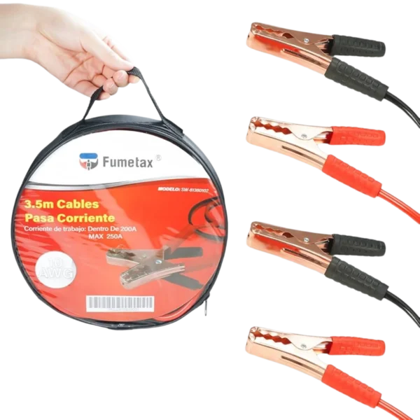 CABLES PASACORRIENTE CALIBRE 10 FUMETAX