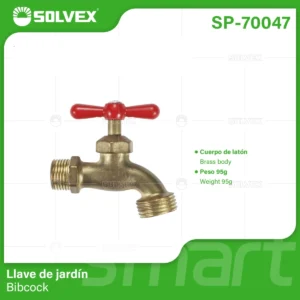 LLAVE NARIZ SOLVEX LATON 1/2" SP-70047