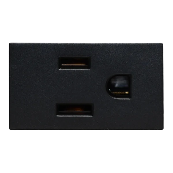 CONTACTO POLO A TIERRA ABS LINEA PRO NEGRA SPM-03N