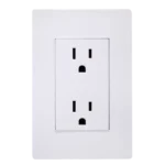 PLACA CON CONTACTO DUPLEX BLANCO LINEA PRO SPM-1204B