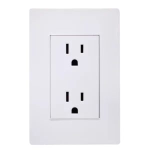PLACA CON CONTACTO DUPLEX BLANCO LINEA PRO SPM-1204B