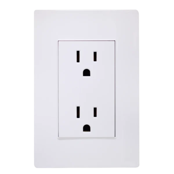 PLACA CON CONTACTO DUPLEX BLANCO LINEA PRO SPM-1204B
