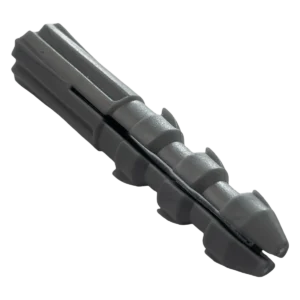 TAQUETE PLASTICO GRIS TIPO ANKER 1/4 BOLSA CON 100 PZAS