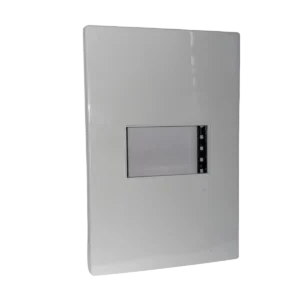 PLACA BLANCA CHASIS METALICO 1 VENTANA LINEA PRO BLANCO SPM-10B