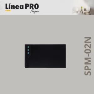 APAGADOR ESCALERA ABS 3 VIAS LINEA PRO NEGRA SPM-02N