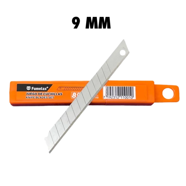REPUESTO CUTTER 9 MM CON 10 PZAS FUMETAX SW-12110