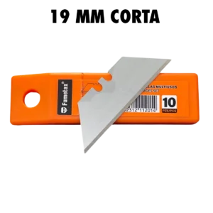 REPUESTO CUTTER 19 MM CUCHILLA CORTA CON 10 PZAS FUMETAX SW-12112