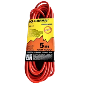 EXTENSION NARANJA USO RUDO 5 MTS KLEYMAN EXT-018