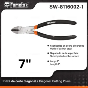 PINZA DE CORTE EN DIAGONAL 7" FUMETAX SW-8116002
