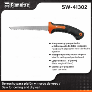 SERRUCHO PARA TABLAROCA YESO FUMETAX SW-41302