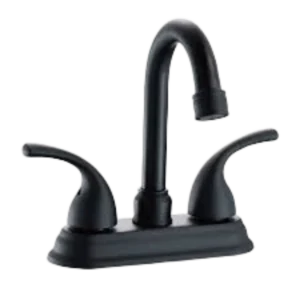 MEZCLADORA PARA LAVABO NEGRA CUERPO ZINC SF-42019-N