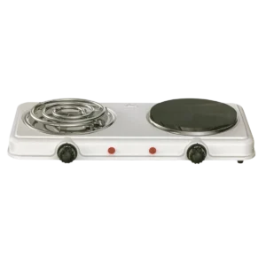 ESTUFA PARRILLA ELECTRICA 2 QUEMADORES ESPIRAL-DISCO SW-42410