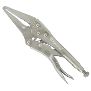 PINZA DE PRESION CON PUNTA LARGA 4.5 PULG. FUMETAX SW-8102041