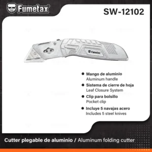 CUTTER PLEGABLE ALUMINIO FUMETAX SW-12102