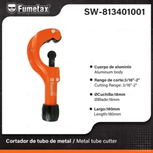 CORTADOR PARA TUBOS DE  3/16" A 2" FUMETAX SW-813401001