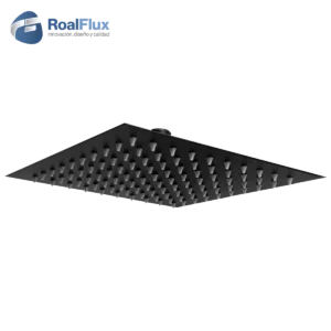 REGADERA CUADRADA 8 PULG NEGRA 36261