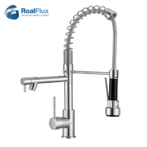 MONOMANDO PARA FREGADERO CUELLO FLEXIBLE CROMO ROALFLUX 36103