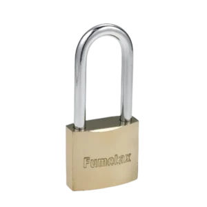 CANDADO CILINDRO DE LATON SUPERFICIE TITANIO GANCHO LARGO SW-5502L3806