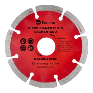 DISCO DE CORTE SEGMENTADO FUMETAX 7" SW-410303