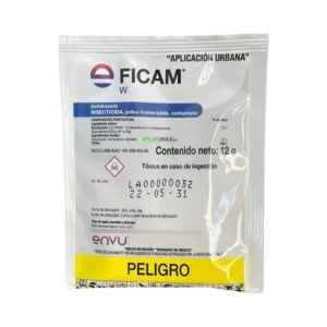 FICAM Polvo humectable (WP) Bendiocarb 80% Sobres de 12g