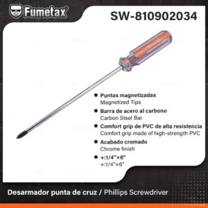 DESARMADOR 1/4 x 6 CRUZ SW-810902034