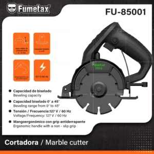 CORTADORA DE CONCRETO AZULEJO MARMOL MADERA FUMETAX FU-85001