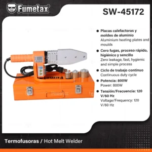 TERMOFUSORA TEMPERATURA REGULABLE FUMETAX 3 DADOS SW-45172