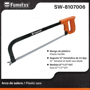 ARCO DE SEGUETA SOLERA MANGO ABS FUMETAX SW-8107006