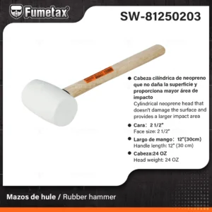 MAZO DE HULE 24 Oz  FUMETAX SW-81250203
