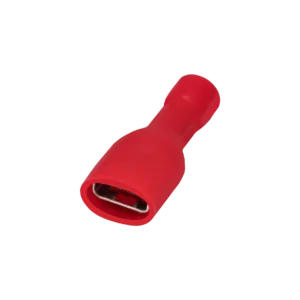 TERMINAL AISLADA HEMBRA ROJO CAL 22-16 BOLSA CON 10 PZAS FDFD1.25-250