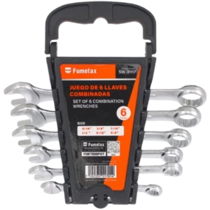 JUEGO DE 6 LLAVES COMBINADAS STD FUMETAX SW-31117