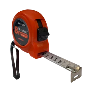 FLEXOMETRO NARANJA 8 MTS FUMETAX SW-21009