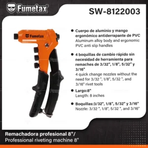 REMACHADORA PROFESIONAL FUMETAX SW-8122003