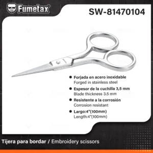 TIJERA PARA BORDADO FUMETAX 4" SW-81470104