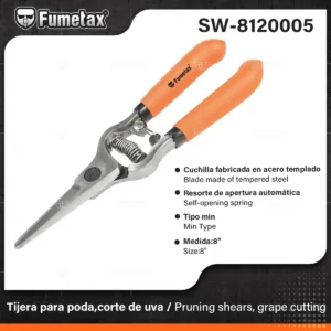 TIJERA PARA PODA FLORICULTURA RECTA FUMETAX SW-8120005