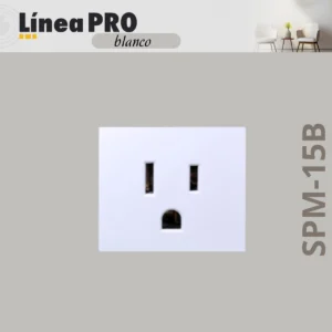 APAGADOR LINEA PRO BLANCO 1 1/2 SPM-15B