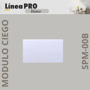 MODULO CIEGO BLANCO LINEA PRO SPM-00B