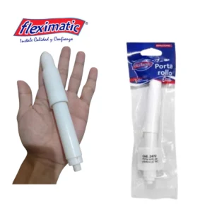 PORTA ROLLO PLASTICO BLANCO PARA WC FLEXIMATIC 2472