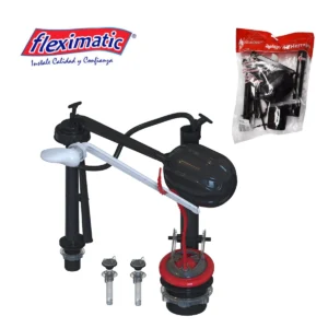 JUEGO DE HERRAJES 2" MAXTOR COLOR NEGRO FLEXIMATIC 2702N