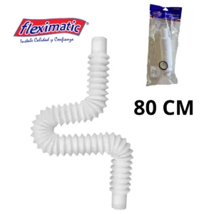 EXTENSION TRAMPA FLEXIBLE DE 80 CM PARA LAVADERO CON EXTREMOS LISOS 2945 FLEXIMATIC