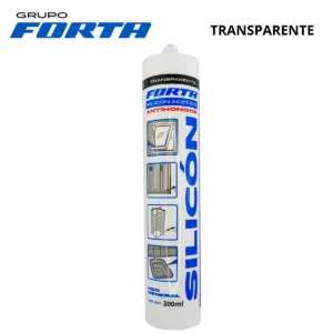 SILICON ACETICO TRANSPARENTE ANTIHONGOS FORTA 300 ML